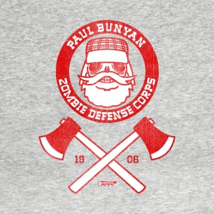 Paul Bunyan Zombie Defence Corps T-Shirt